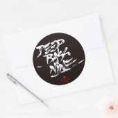 Sticker Rond Calligraffiti Par Flixx (Enveloppe)
