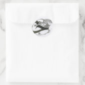 Sticker Rond calligraphie (Sac)