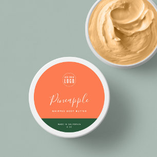 Sticker Rond Calligraphie Couleurs modifiables Contraste Étique