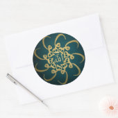 Sticker Rond Calligraphie islamique (Enveloppe)