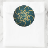 Sticker Rond Calligraphie islamique (Sac)
