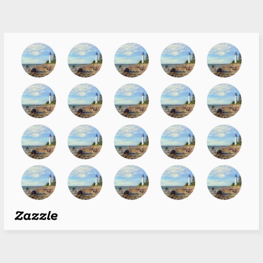 Sticker Rond Calme de Vormsi (Feuille)