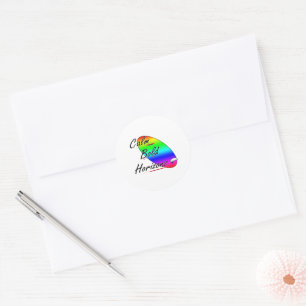 Sticker Rond Calme et audacieux surf