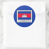 Sticker Rond Cambodge (Sac)