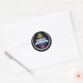 Sticker Rond Cambodge (Enveloppe)