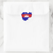 Sticker Rond Cambodge cool (Sac)