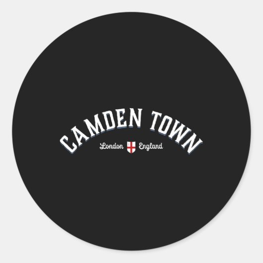 Sticker Rond Camden Town Londres Angleterre (Devant)