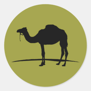 Sticker Rond Camel