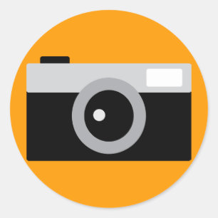 Sticker Rond caméra