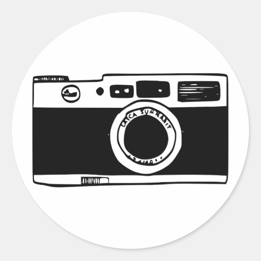 Sticker Rond Caméra (Devant)