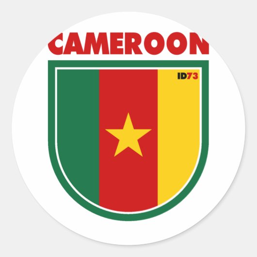 Sticker Rond Cameroun (Devant)