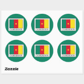 Sticker Rond Cameroun (Feuille)