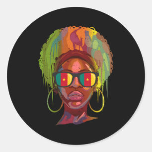Sticker Rond Cameroun