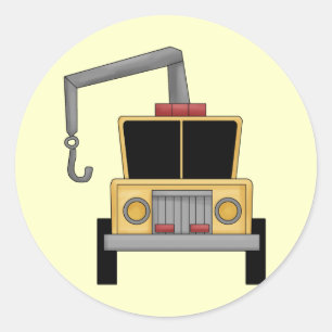 Sticker Rond Camion