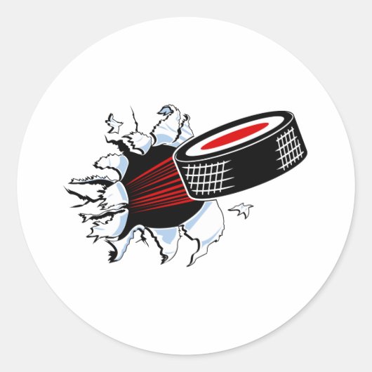 Sticker Rond Camion de hockey Breakthru (Devant)