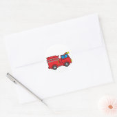 Sticker Rond Camion Lil Fire (Enveloppe)