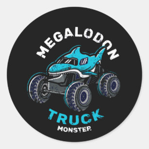 Sticker Rond camion monstre