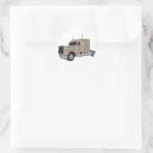Sticker Rond camion tan peter (Sac)