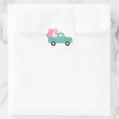 Sticker Rond Camion Valentine (Sac)