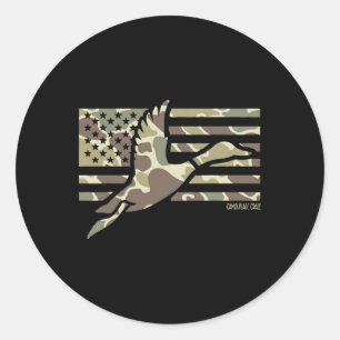 Sticker Rond Camo Camouflage Camouflage Camo Camo Patriotique M