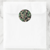 Sticker Rond Camouflage (Sac)