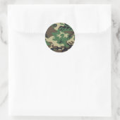 Sticker Rond Camouflage militaire (Sac)
