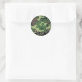 Sticker Rond Camouflage militaire (Sac)