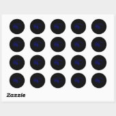 Sticker Rond Camp Arawak (Feuille)