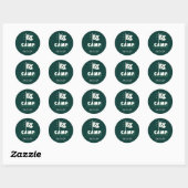 Sticker Rond Camp Bachelorette (Feuille)