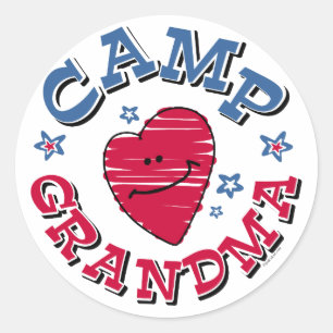 Sticker Rond Camp Grand