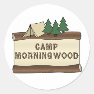 Sticker Rond Camp Morningwood