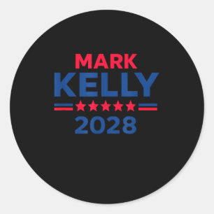 Sticker Rond Campagne de Mark Kelly Sénateur pour la Présidence