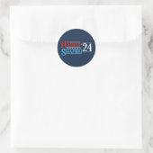 Sticker Rond Campagne rétro Harris Shapiro 2024 (Sac)