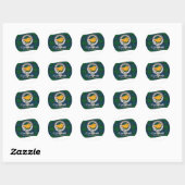 Sticker Rond Campbell Clan (Feuille)