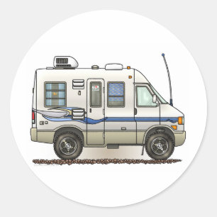Sticker Rond Campeur rv de Winnebago de Rialta
