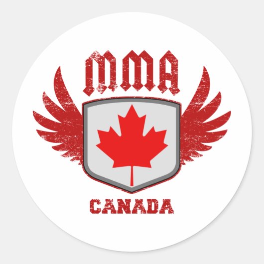Sticker Rond Canada (Devant)