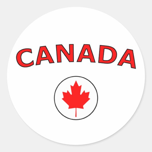 Sticker Rond Canada (Devant)