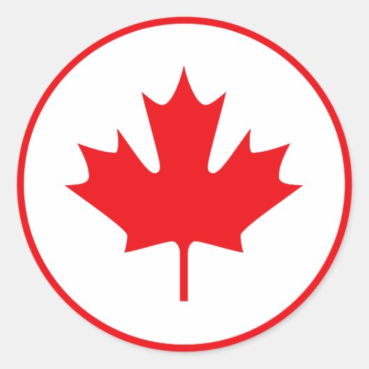 Sticker Rond Canada (Devant)