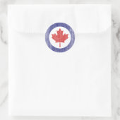 STICKER ROND CANADA (Sac)