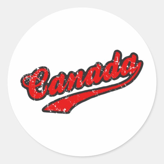 Sticker Rond Canada (Devant)