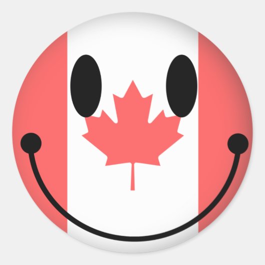 Sticker Rond Canada (Devant)