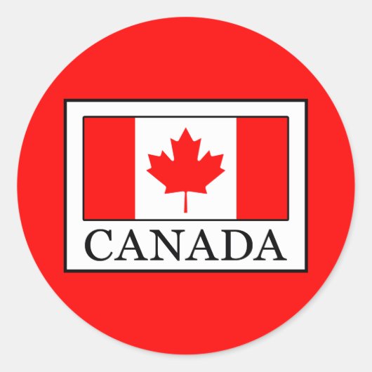 Sticker Rond Canada (Devant)