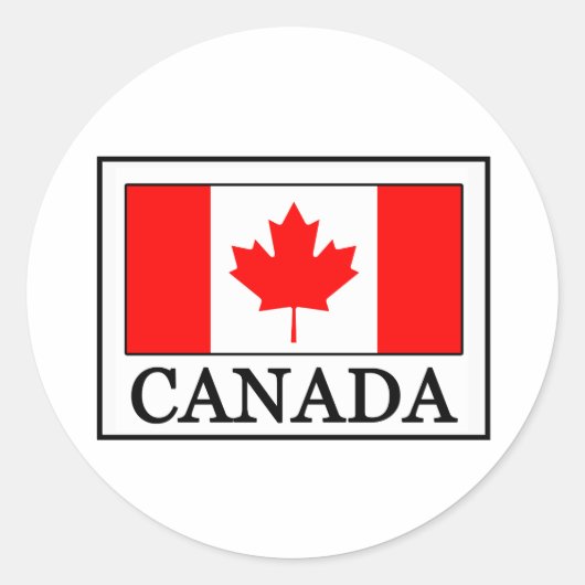 Sticker Rond Canada (Devant)