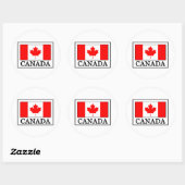 Sticker Rond Canada (Feuille)