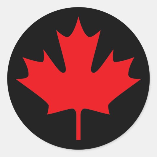 Sticker Rond Canada (Devant)