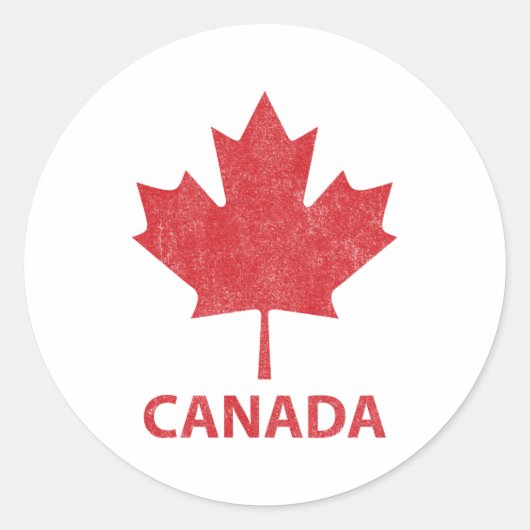 Sticker Rond Canada (Devant)