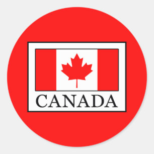 Sticker Rond Canada