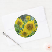 Sticker Rond Canada, Colombie-Britannique, Île de Vancouver 5 (Enveloppe)