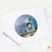 Sticker Rond Canada, Québec, Québec. Administration portuaire (Enveloppe)