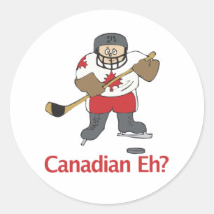 Sticker Rond Canadien hein ?